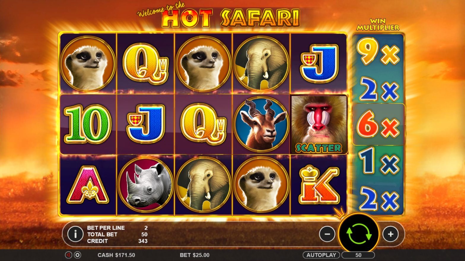 Hot Safari game